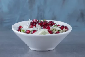 Salade de quinoa, avocat et grenade