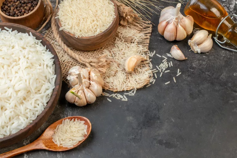 Riz refroidi + oignon ail