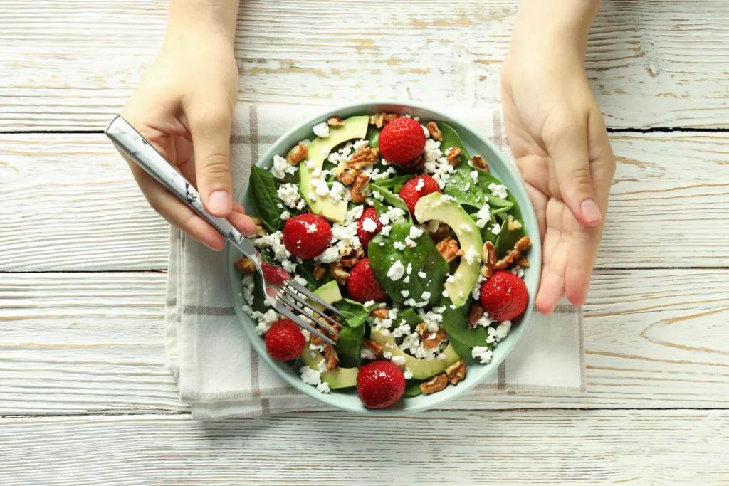 salade dejeuner equilibre - Bien Jeûner